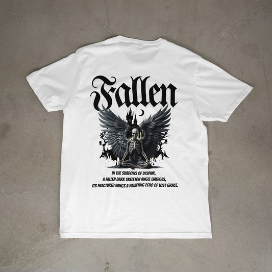 "Fallen Grace" White T-Shirt