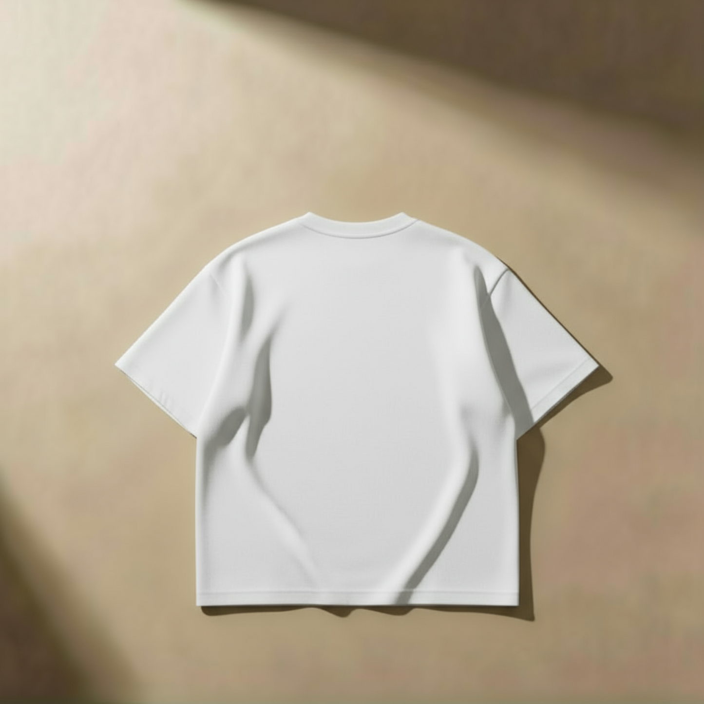 ⚪ The White Standard – White Oversized Tee