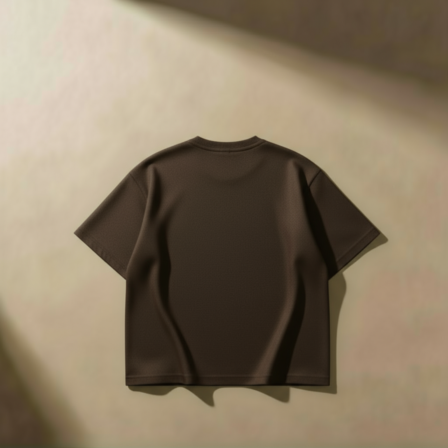 🍫 Royal Earth – Chocolate Brown Oversized Tee