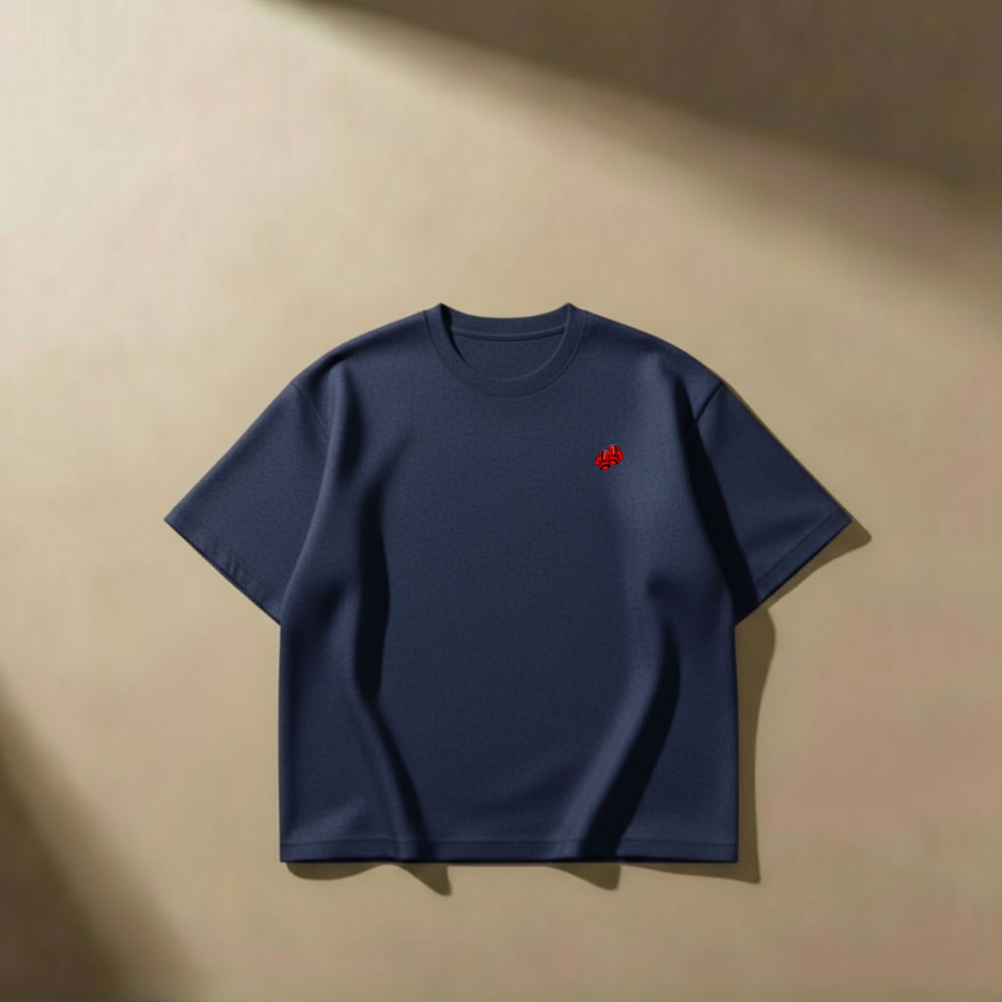 🔵 Pearl Mist – Pearl Blue Oversized Tee
