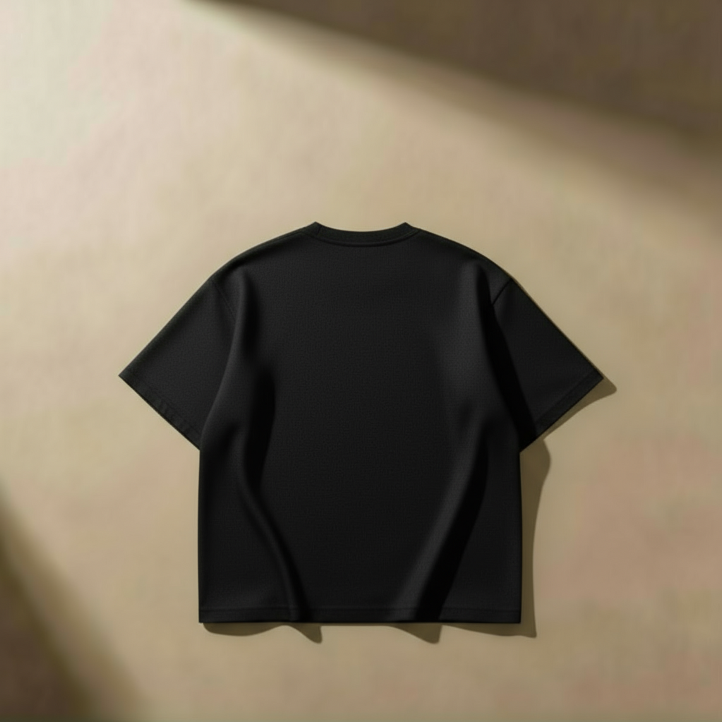 ⚫  Midnight Valor – Black Oversized Tee