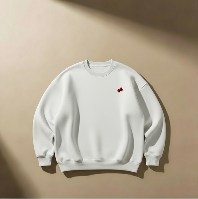 Prime White Sweatshirt