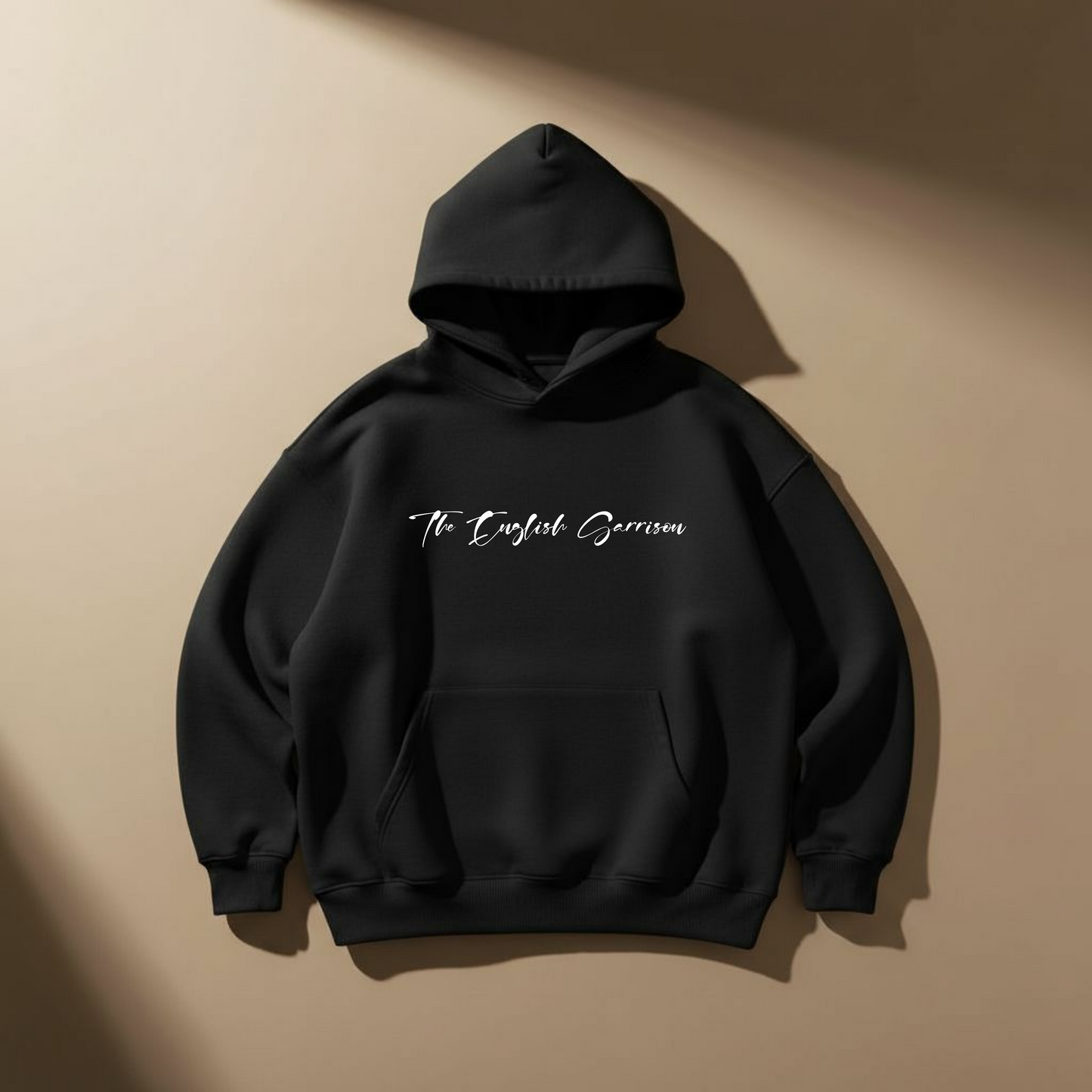 🖤 Obsidian Regiment Black – Oversized Classic Hoodie