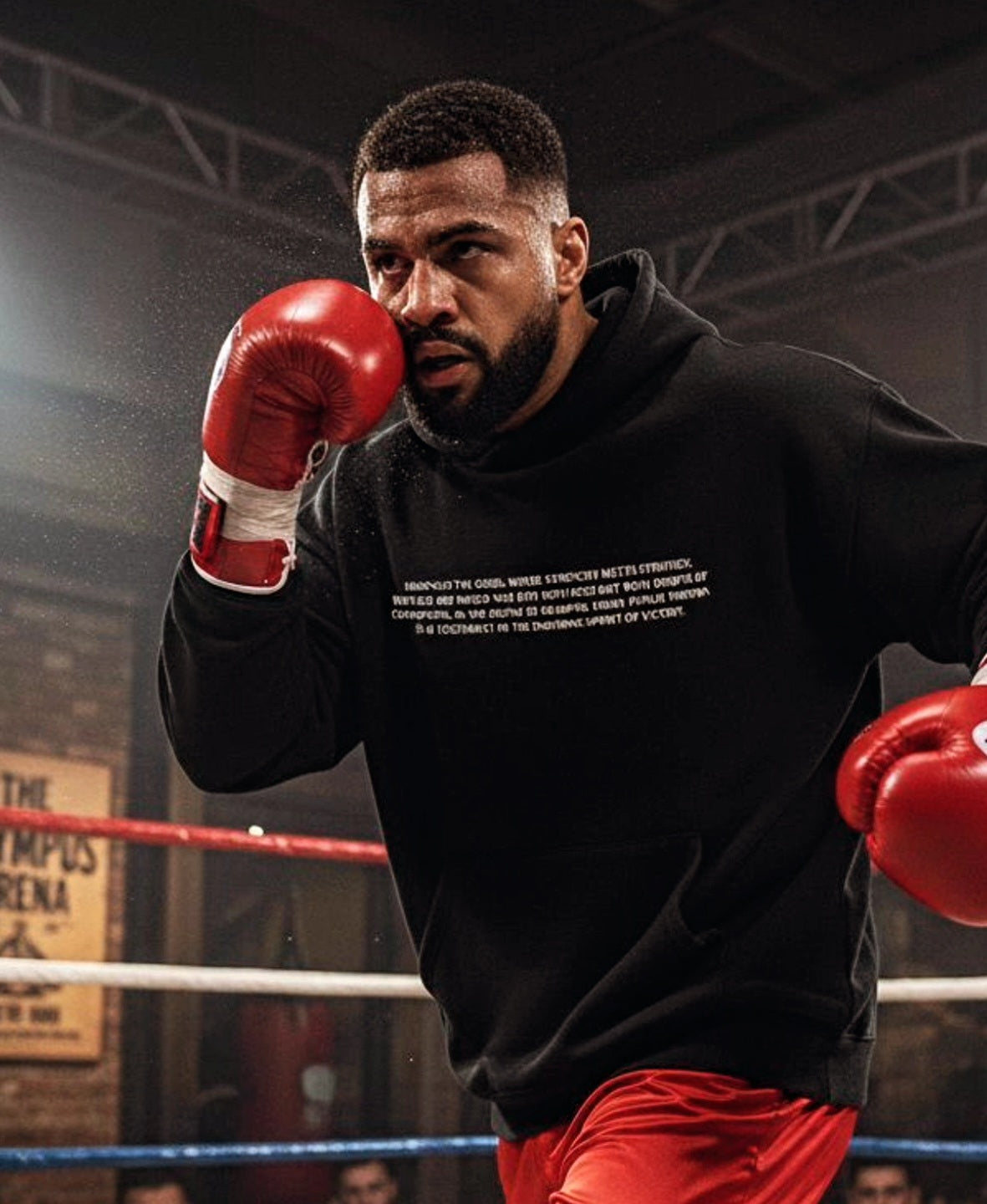 G.O.D Mentality – Oversized Black Hoodie