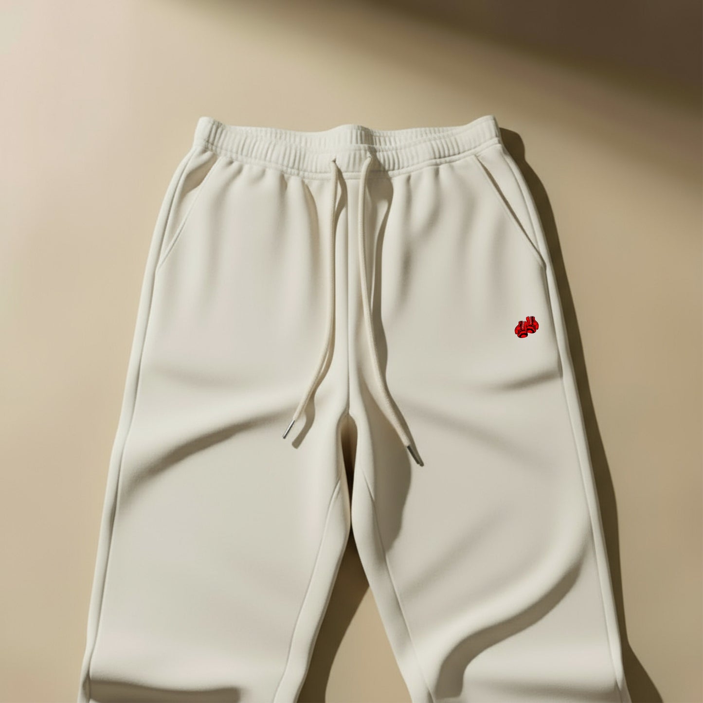 ⚪ Ivory Garrison – Off-White Sweatpants