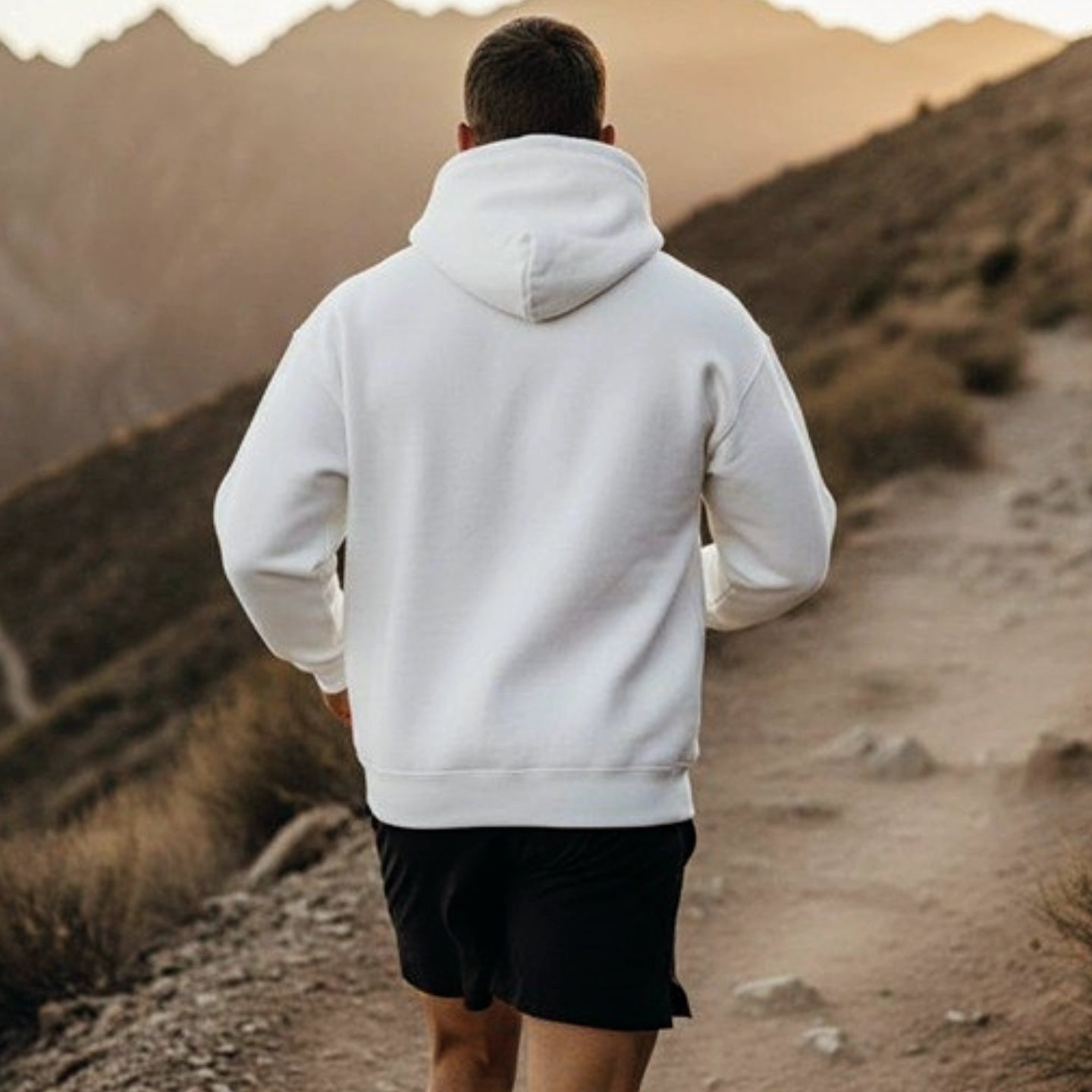 🤍 Ivory White – Oversized Classic Hoodie