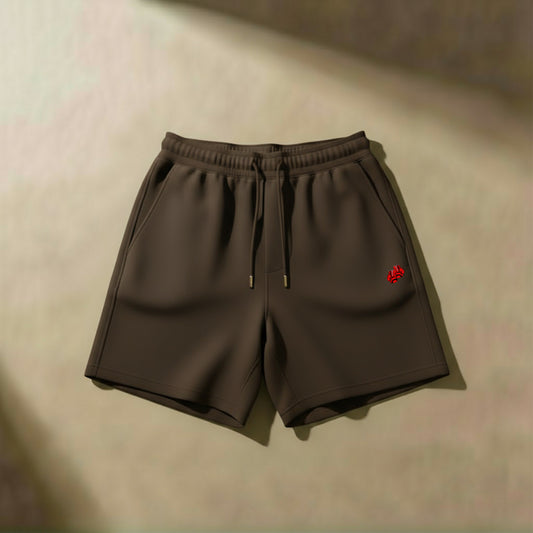 🍫 Cocoa Battalion Shorts — Dark Brown