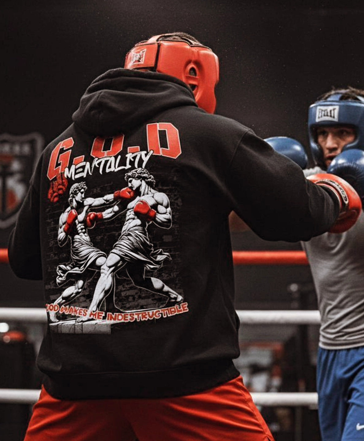G.O.D Mentality – Oversized Black Hoodie